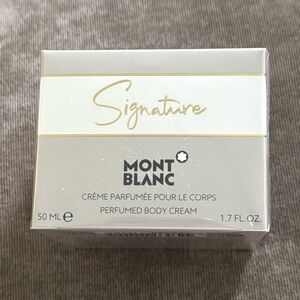Mont Blanc Signature Perfumed Body Cream 50 ml Sealed